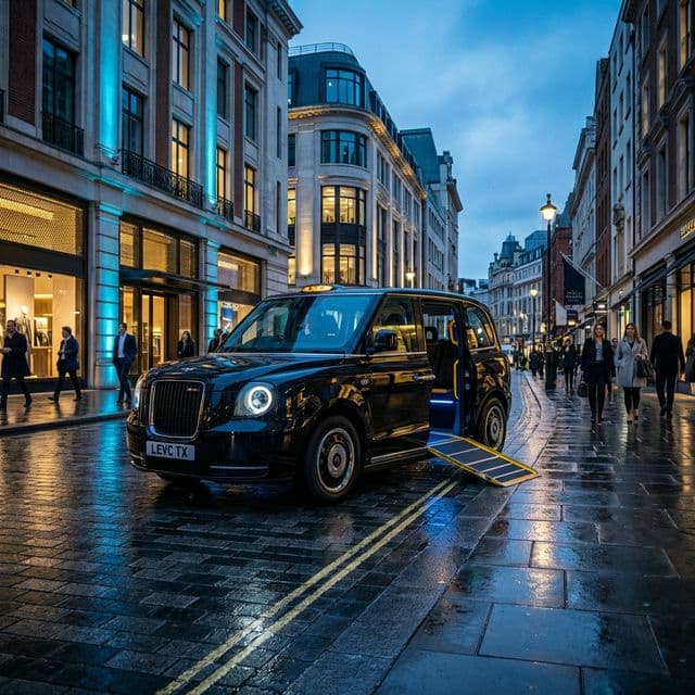 Modern Wheelchair Accessible Black Cab